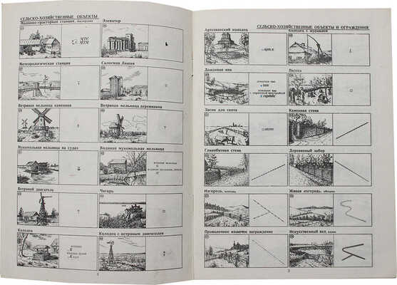 Башлавин В.А. Условные знаки в рисунках к картам масштабов 1:25 000, 1:50 000, 1:100 000 и 1:200 000. [М.], 1944.